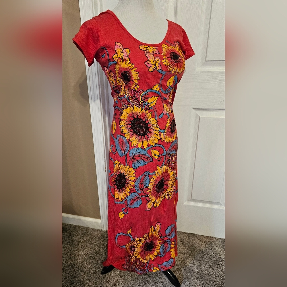Long Sunflower Dress
